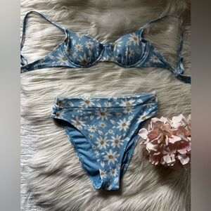 Daisy Blue Bikini Set